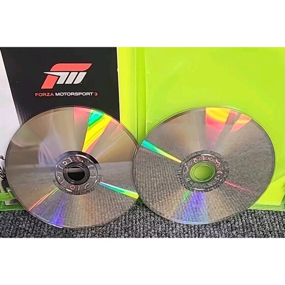 Xbox 360 Forza Motorsport 3 Microsoft 2 Disc Set  2009 w/Manual Tested CIB - Picture 5 of 5